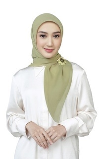 Hijab Polos All Day Scarf - Aloe