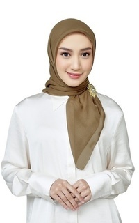 Hijab Polos All Day Scarf - Cocoa