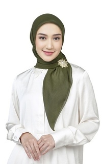 Hijab Polos All Day Scarf - Kelp