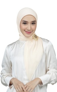 Hijab Polos All Day Scarf - Marshmallow