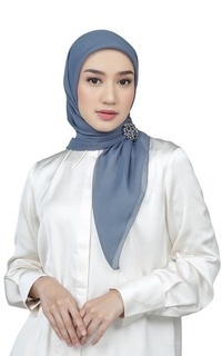 Hijab Polos All Day Scarf - Ocean