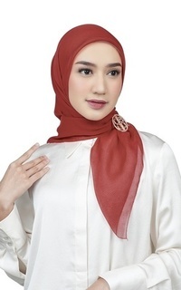 Hijab Polos All Day Scarf - Red