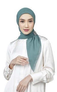 Plain Scarf All Day Scarf - Teal