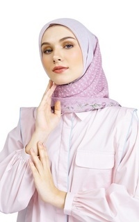 Printed Scarf Clemira - Rose Bud