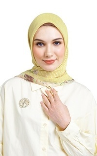 Printed Scarf Clemira - Sunflower