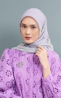 Hijab Motif Lovina - Peony