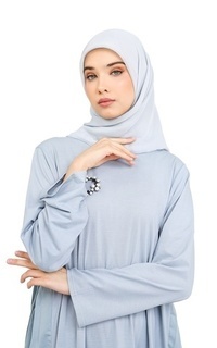 Hijab Polos Nada Daily Scarf - Blanc de Blanc