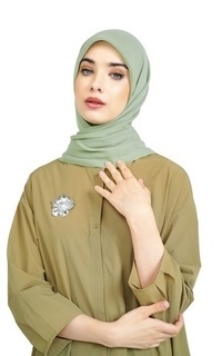 Hijab Polos Nada Daily Scarf - Celadon Green