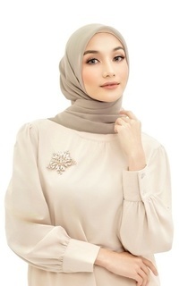 Hijab Polos Nada Daily Scarf - Chanterelle