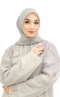 Hijab Polos Nada Daily Scarf - Dove