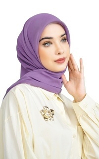 Hijab Polos Nada Daily Scarf - First Bloom