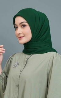 Plain Scarf Nada Daily Scarf - Forest Green