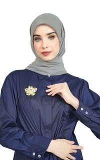 Hijab Polos Nada Daily Scarf - Moon Mist