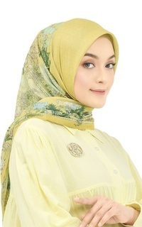 Printed Scarf Queena - Sunshine