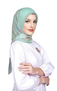 Hijab Motif Viola - Hellebore