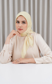 Hijab Motif Everyday Tapis Embossed 2.0 - Crème Brulee