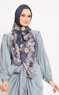 Printed Scarf ZAHIRA SERIES - Navy