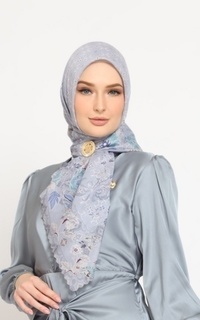 Printed Scarf ZAHIRA SERIES - Softblue