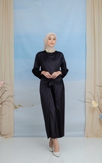 RAYA - Inara Kaftan Dress Black