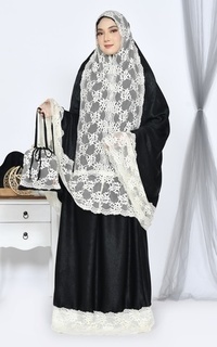 Mukena Haneefa Prayer Set Black