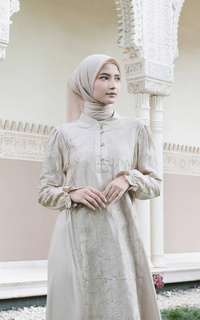 Gamis Zara Embroidery Raya Dress