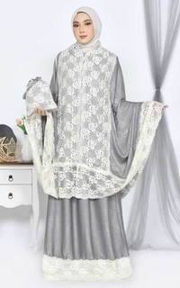 Mukena Haneefa Prayer Set Grey