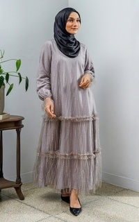 Long Dress Anasera Dress Ash Grey