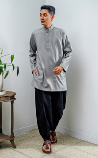 Menswear Anasera Kurta Grey