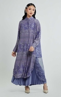 Tunic Kami Niana Layered Tunic Blue