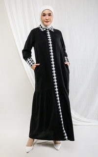 Long Dress Lofi Gamis Black