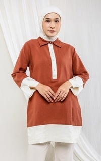 Blus Lofi Top Terracotta