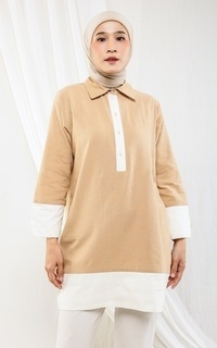 Blus Lofi Top Beige