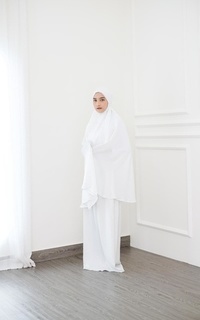 Praying Set SIERRA MUKENA FOR RAMADHAN RAYA ( white )