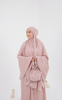 Praying Set SIERRA MUKENA FOR RAMADHAN RAYA ( Pink )