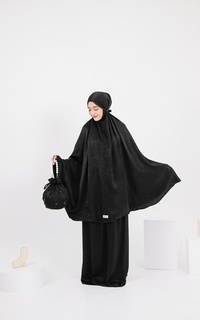 Praying Set SIERRA MUKENA FOR RAMADHAN RAYA ( Black )