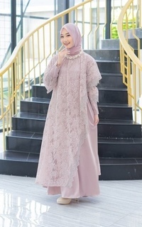 Long Dress Sarimbit Nuansa Raya Series Dress Mom Size Standar