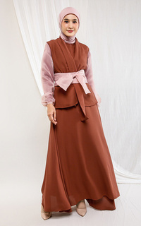 Long Dress Malika Dress Teracotta