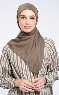 Plain Scarf Kami Airy Voile Scarf Plain Walnut