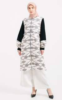 Jacket Esra White Tenun Jacket