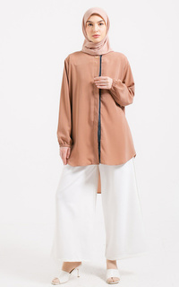 Tunik Naima Apricot Tenun Tunic