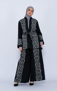 Matching Sets Naya Black Grey Tenun Set