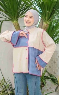 Blouse Mybamus X NurulFadillah Sherly Top Knit Oversize - Atasan Wanita Kekinian