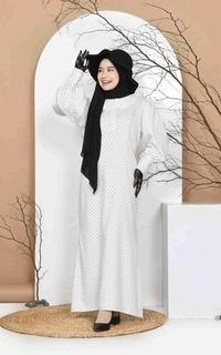 Gamis Mybamus Eris Maxi Dress - Dress Duyung - Gamis Lengan Balon