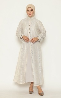 Long Dress Mafaza Ivory Lace Dress