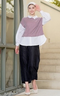 Blus Signature Rulla Blouse 790.59484.61 Purple-735557