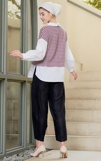 Blus Signature Rulla Blouse 790.59484.61 Purple-735558