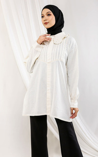 Blus Dwyne Blouse White For HIJUP