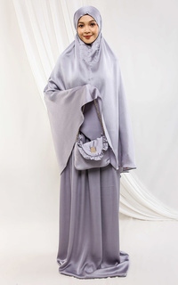 Mukena Danastri Exclusive Tatuis Grey For HIJUP