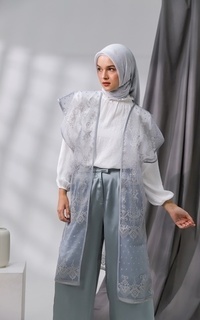 Cardigan Lany Lace Outer Grey