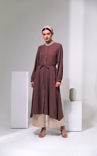 Tunik Leysa Comfy Dress Brown